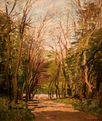 Camino del bosque de Laszlo Mednyanszky